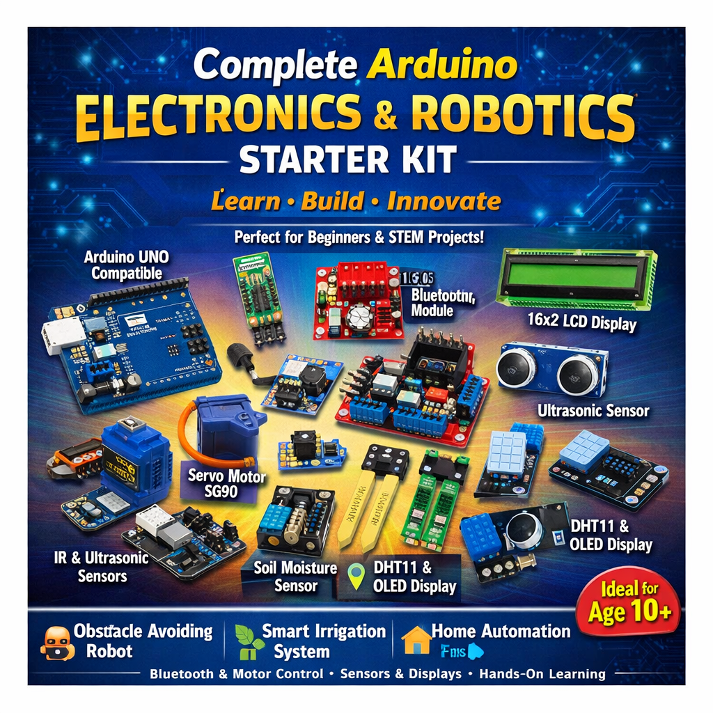 Robotics Starter Kit for Kids | Beginners (Ages 10+)